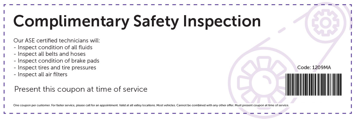 Complimentary Safety Inspection Special