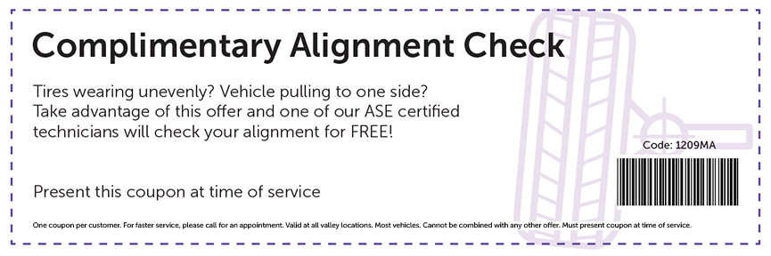 Complimentary Alignment Check Special