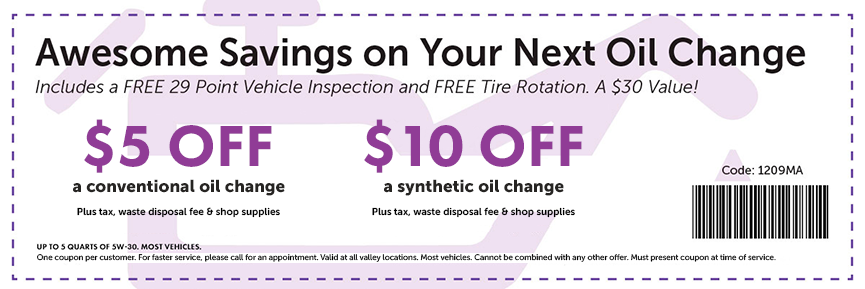 Awesome Savings on Your Next Oil Change Special
