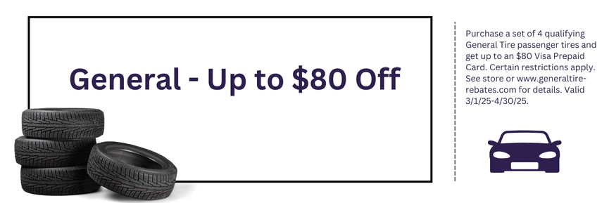 General - Up to $80 Off