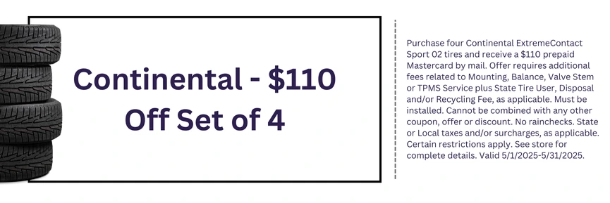 Continental - $110 Off Set of 4