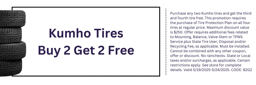 Kumho - Buy 2 Get 2 Free