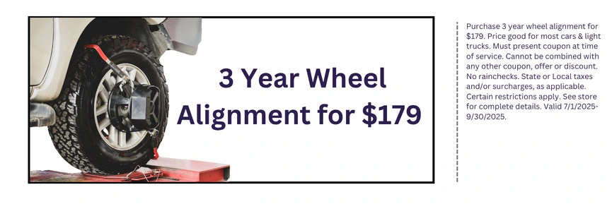 3 Year Wheel Alignment