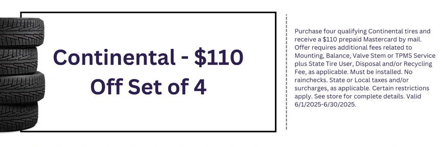 Continental - $110 Off Set of 4
